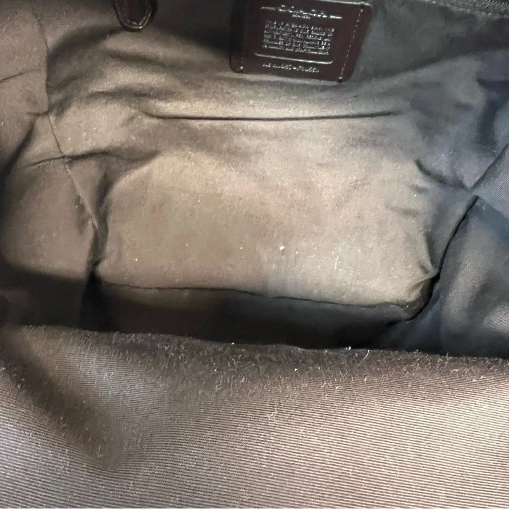 Coach‎ White Pebble Leather Mini Charlie Backpack F30550 Small Bag Mini